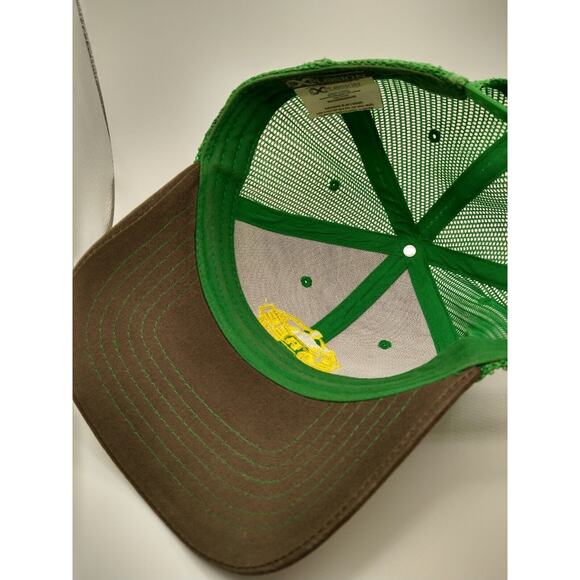 Vintage Sarge Trucking Snapback Hat Green Olive Mesh Trucker Cap Explosion Caps - Picture 9 of 10